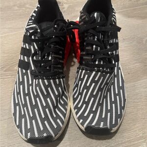 Adidas NMD_R2 PK 'Core Black Stripe's